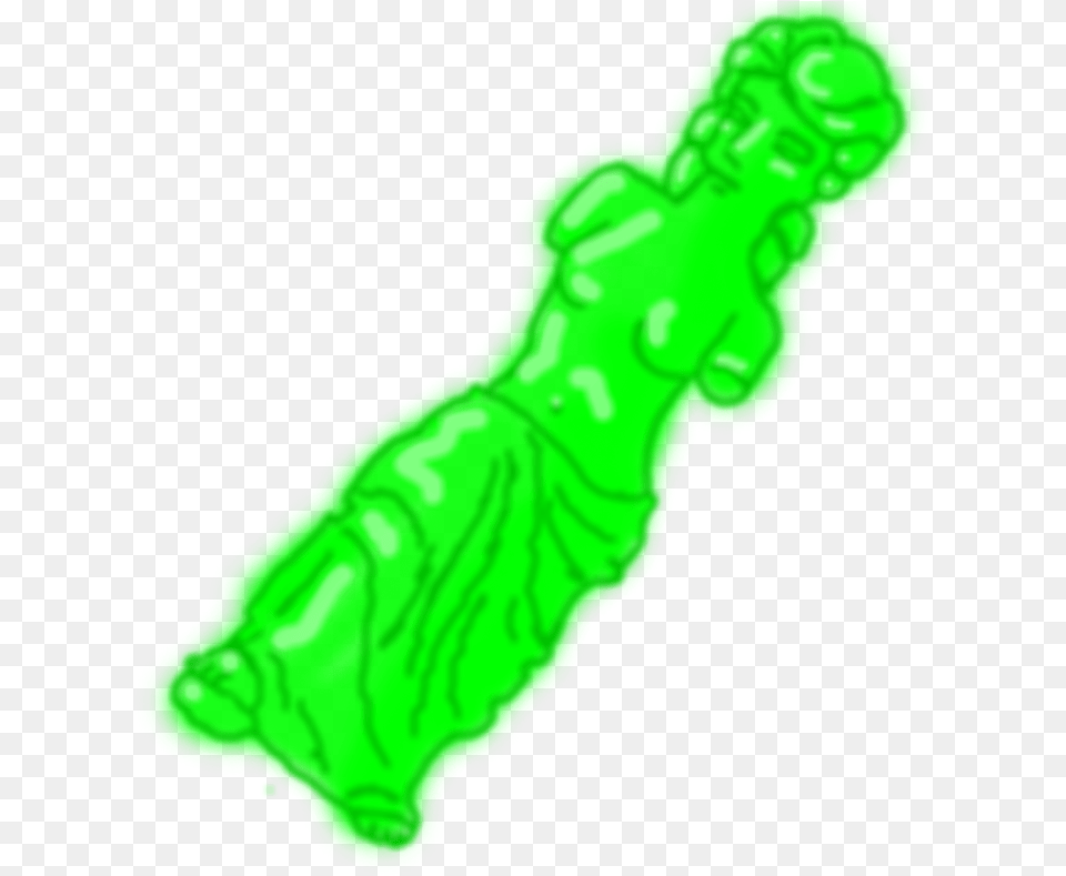 Venus De Milo Gummy, Green, Smoke Pipe, Accessories, Food Free Png