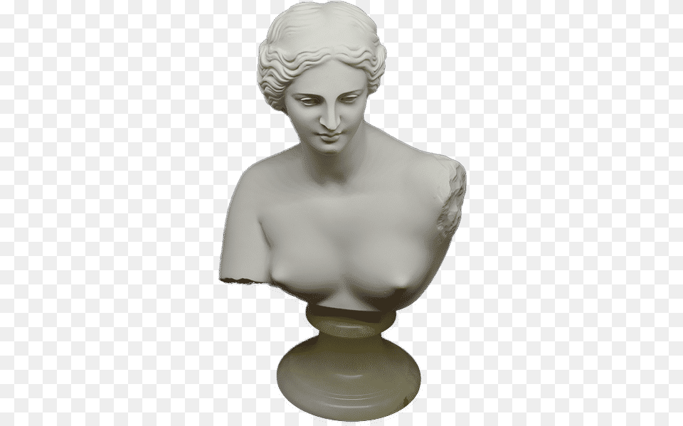 Venus Or Aphrodite Of Milos H 22 Cm Bust Bust, Adult, Male, Man, Person Png Image
