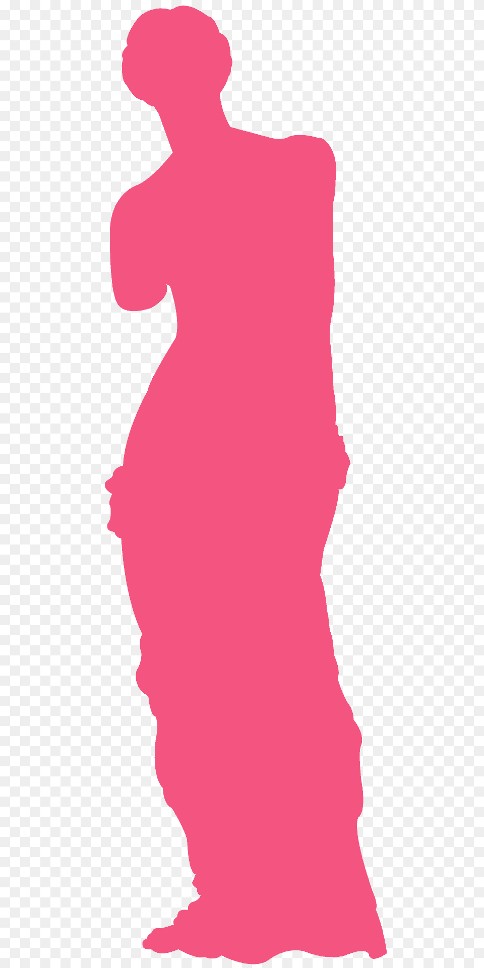 Venus Silhouette, Person, Clothing, Dress Free Transparent Png