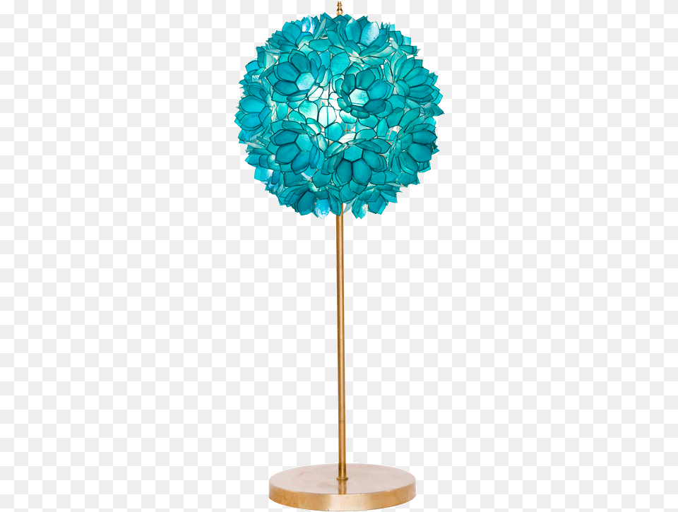 Venus Turquoise Floor Lamp With Tree Shape Plus Golden Teenage Room Light Fixtures, Lampshade, Table Lamp, Chandelier Png