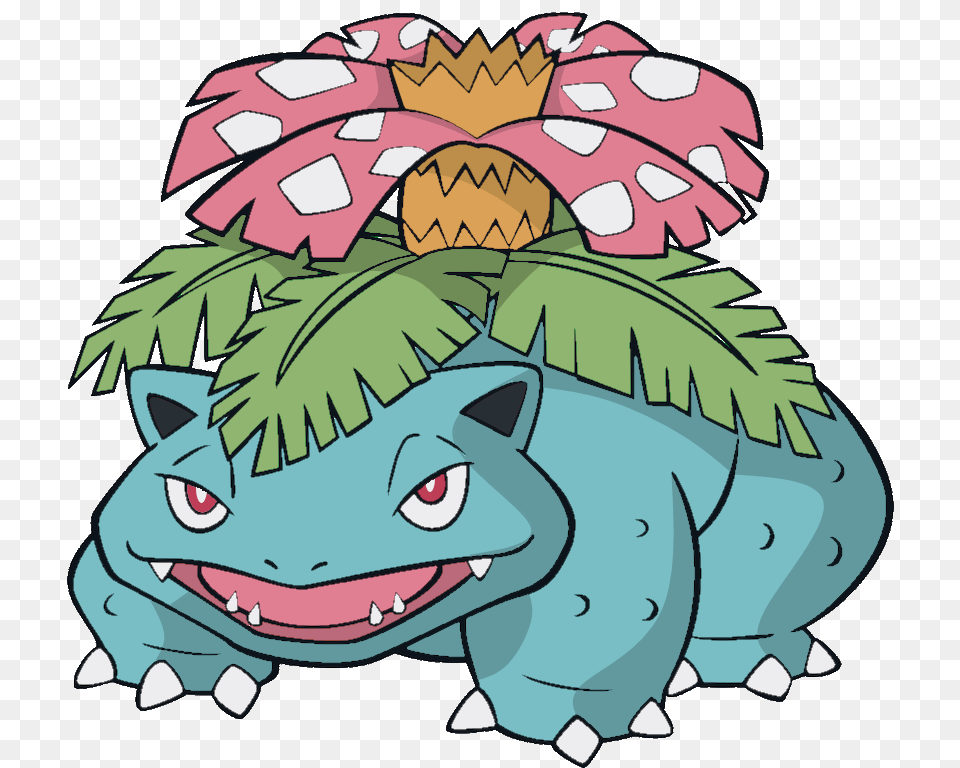 Venusaur, Baby, Person, Cartoon, Art Free Png Download