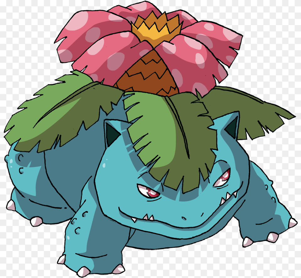 Venusaur Illustration, Baby, Person, Face, Head Png Image