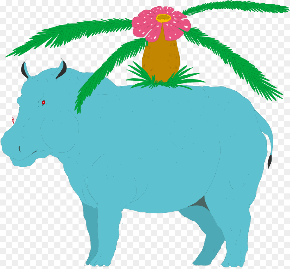 Venusaur Illustration, Animal, Bull, Mammal, Bird Free Png Download