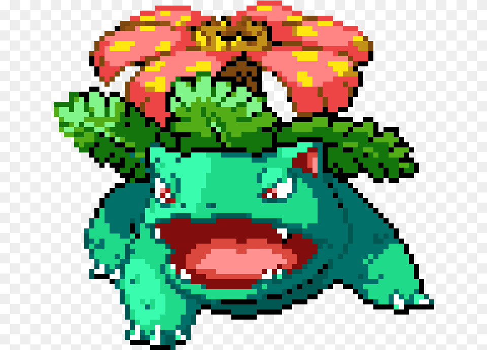 Venusaur Minecraft Pixel Art Templates Ironman, Dynamite, Weapon Free Png Download