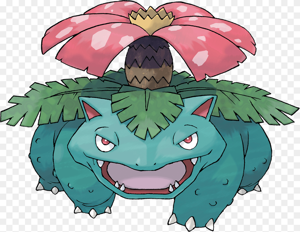 Venusaur One Of The Best Grass Type Pokemon In Pokemon, Baby, Book, Comics, Person Png