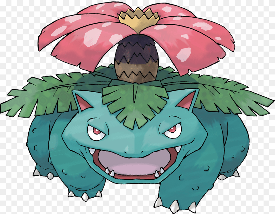 Venusaur Pokemon, Book, Comics, Publication, Baby Free Png Download