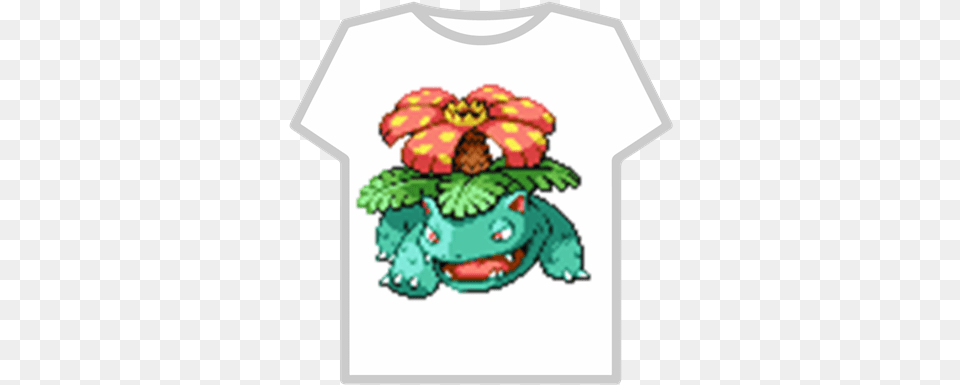 Venusaur Venusaur Fire Red Sprite, Clothing, T-shirt, Art, Graphics Free Transparent Png