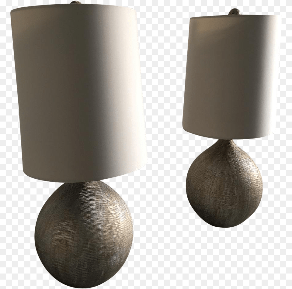 Vera Table Lamps Pair With Ball Body And Tube Shade Crate And Barrel Vera Table Lamp, Table Lamp, Lampshade Free Transparent Png