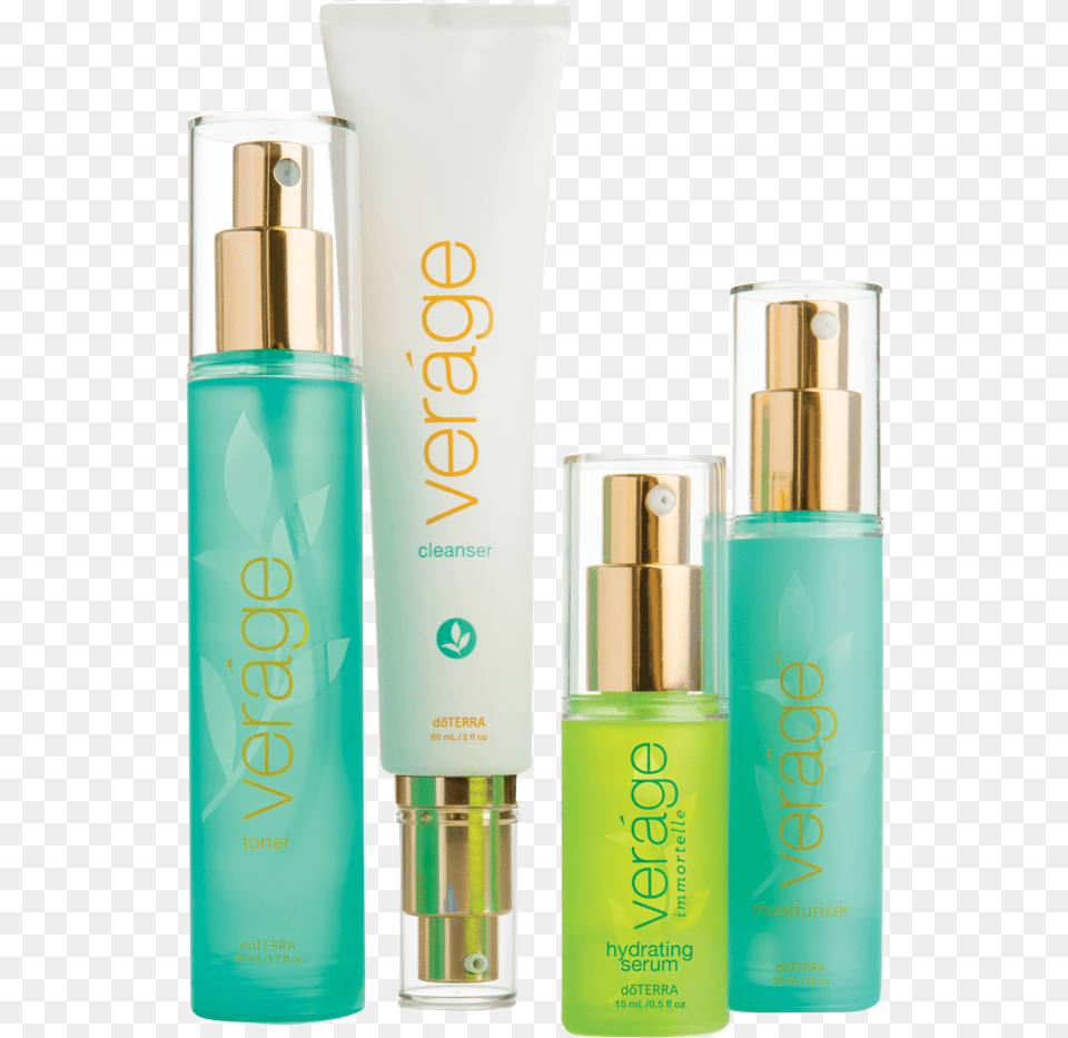 Verage Skin Care Doterra Kit Verage Doterra, Bottle, Lotion, Cosmetics, Perfume Free Png Download