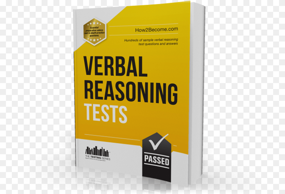 Verbal Reasoning Tests Workbook Pass Verbal Reasoning Tests Book, Advertisement, Poster, Publication, Box Free Transparent Png