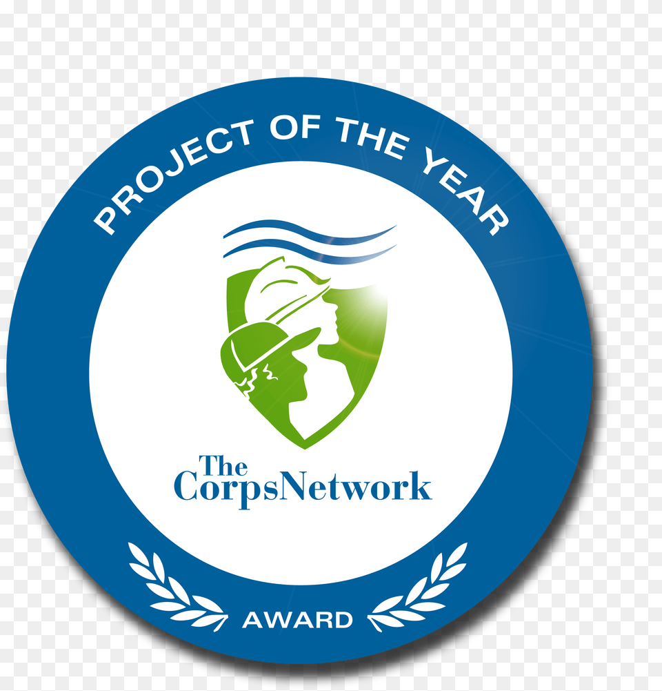 Verde Project Wins National Honors Corps Network, Logo, Recycling Symbol, Symbol, Disk Free Png