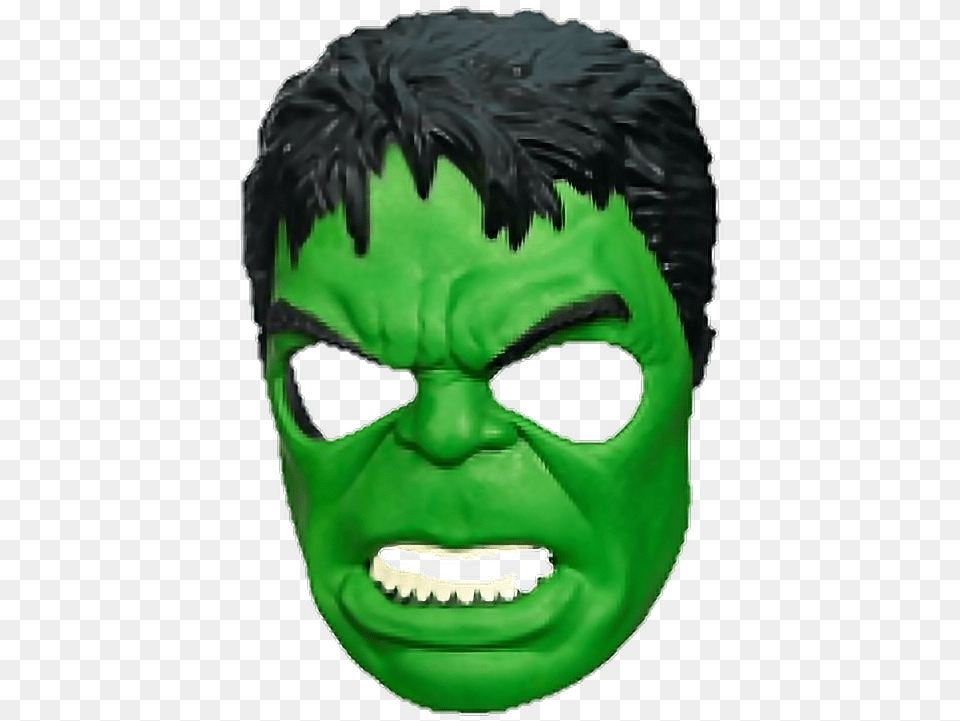 Verdeincredible Hulk Hulk Face Mask, Person, Head Png Image