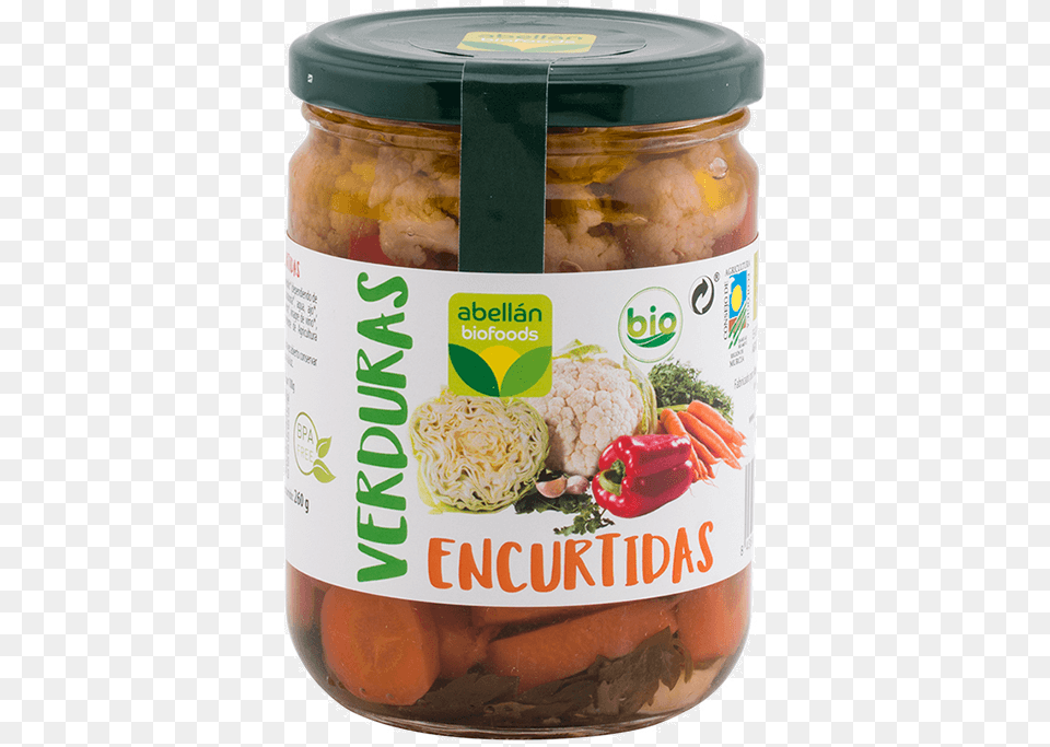 Verduras Encurtidas Pickling, Food, Ketchup, Jar Png