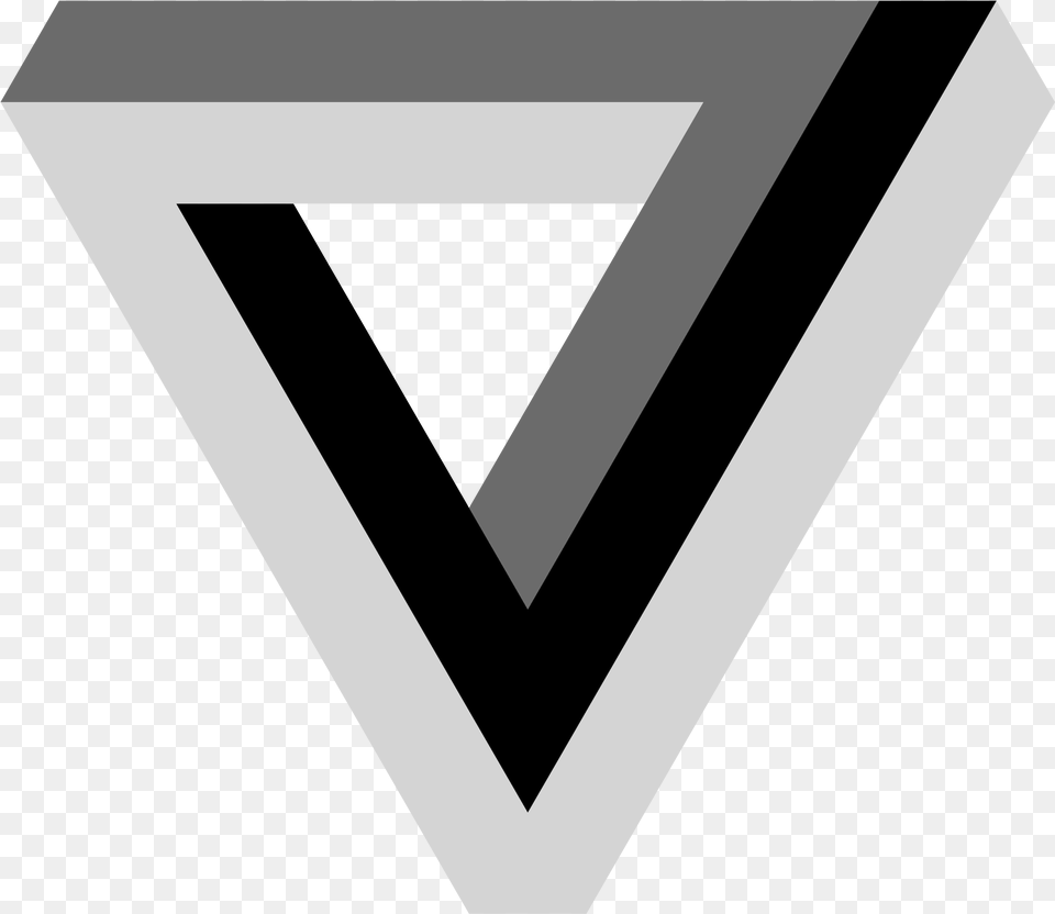 Verge Logo Black And White, Triangle Free Png Download