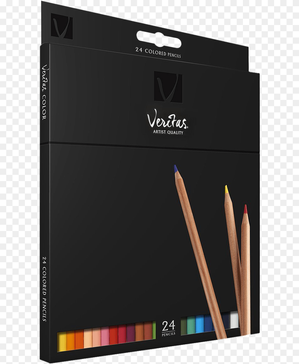 Veritas 24 Colored Pencils Design Color Pencil Packaging Free Png