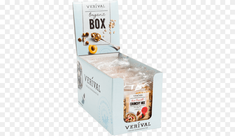 Verival Cereal Box Frucht Crunchy Mix 10x 45g Chocolate, Cutlery, Spoon, Food, Produce Free Png