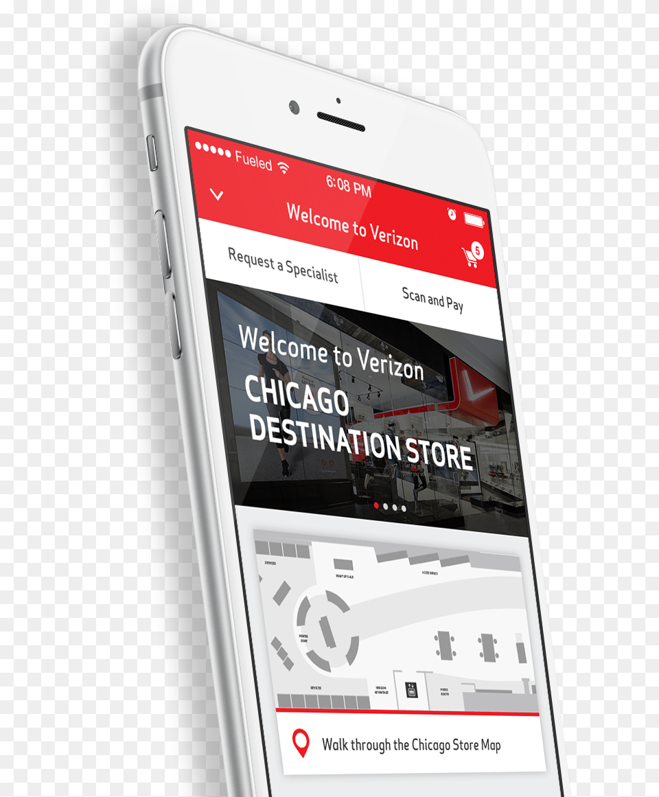 Verizon In Store Mobile App Experience Chicago, Electronics, Mobile Phone, Phone, Person Png Image