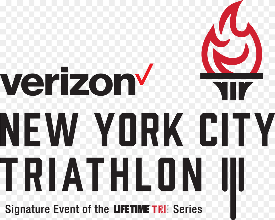 Verizon New York City Triathlon, Light, Scoreboard, Torch Png Image