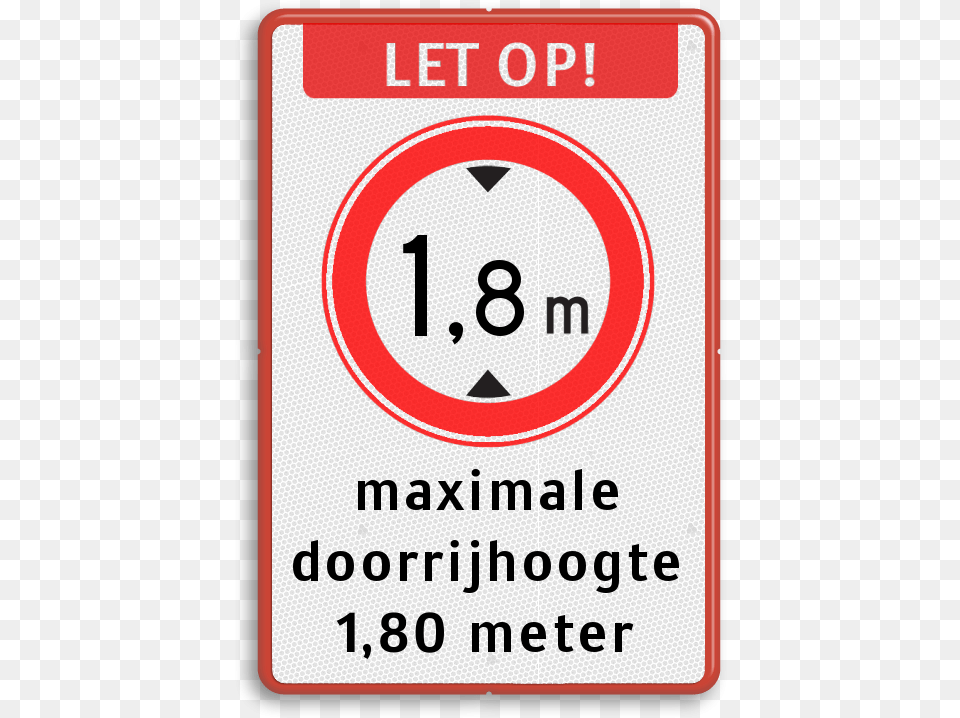 Verkeersbord Let Op Maximale Doorrijhoogte Circle, Sign, Symbol, Road Sign, Bus Stop Free Png Download