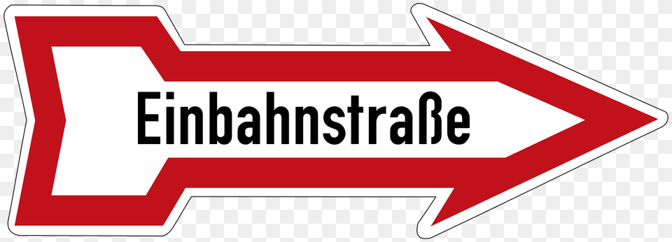 Verkehrszeichen Einbahnstrae D Historisch Clipart, Sign, Symbol, Logo, Sticker Free Png Download