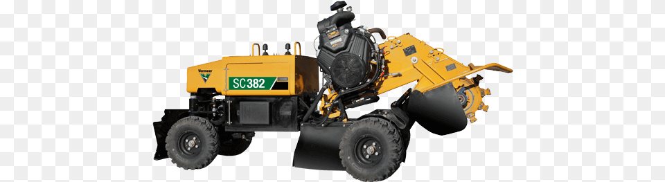 Vermeer Stump Grinders For Tree Vermeer Stump Grinder Sc382, Bulldozer, Machine Png