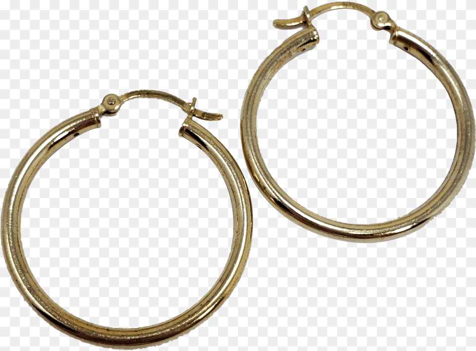 Vermeil 3cm Hoop Earrings Signed 925 Sterling Silver Earrings, Accessories, Earring, Jewelry, Bracelet Free Png Download