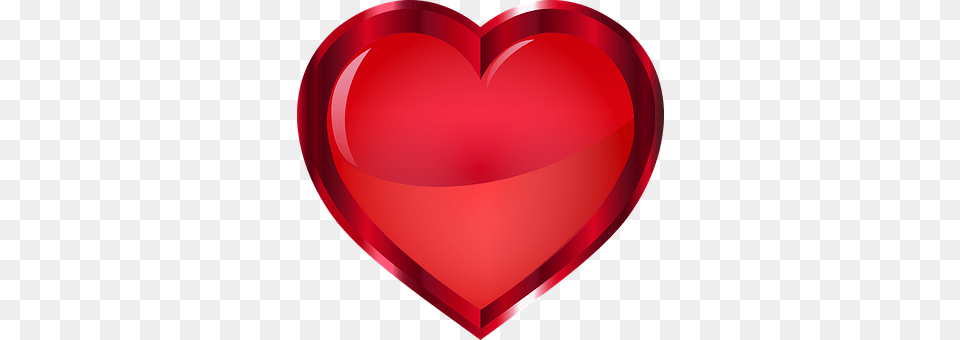 Vermillion Heart Png Image