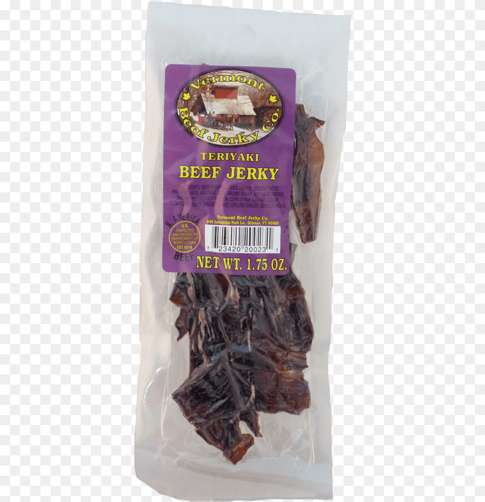 Vermont Beef Jerky Teriyaki Purple10case Venison, Food, Animal, Cat, Mammal Png