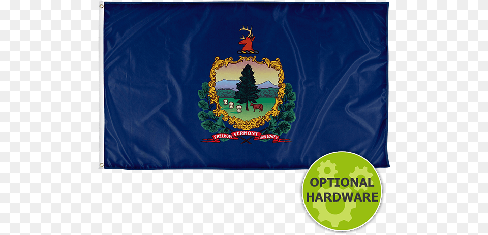 Vermont State Flag Di8014 Show Your Green Mountain Vermont, Emblem, Symbol Png