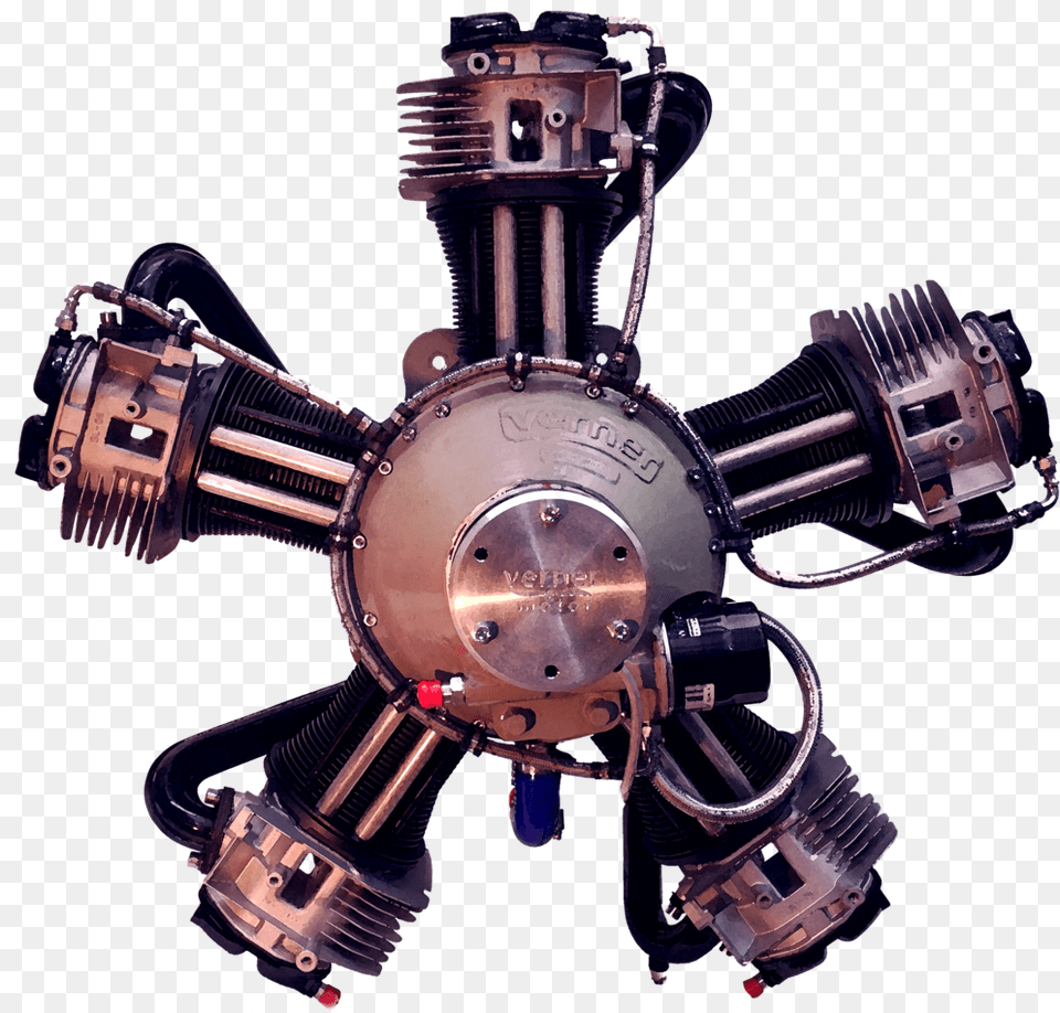 Verner Motor Scarlett, Engine, Machine, Aircraft, Airplane Png