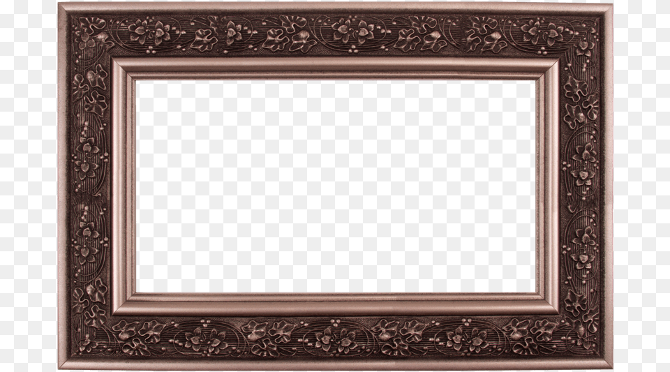 Verona Metallic Silver Mirror Frame Picture Frame, Home Decor, Art, Painting Png Image