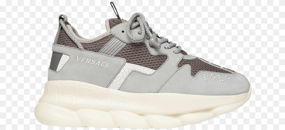 Versace Chain Reaction Grigie, Clothing, Footwear, Shoe, Sneaker Free Transparent Png