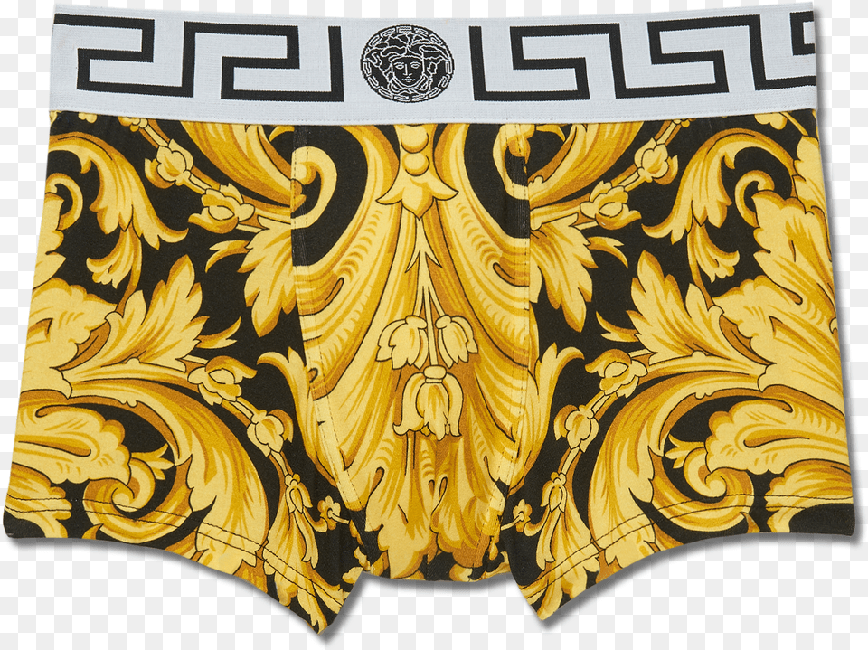 Versace Underwear For Men Download Barocco Underwear Shop, Beachwear, Clothing, Person, Swimming Trunks Free Transparent Png