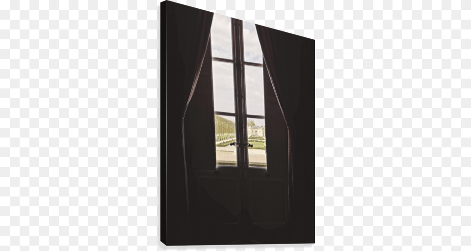 Versailles Amp Drapes Canvas Print Window, Curtain, Windowsill, Architecture, Building Png