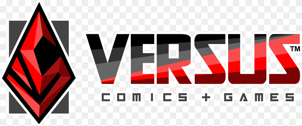 Versus Comics And Games Horizontal, Logo Png Image