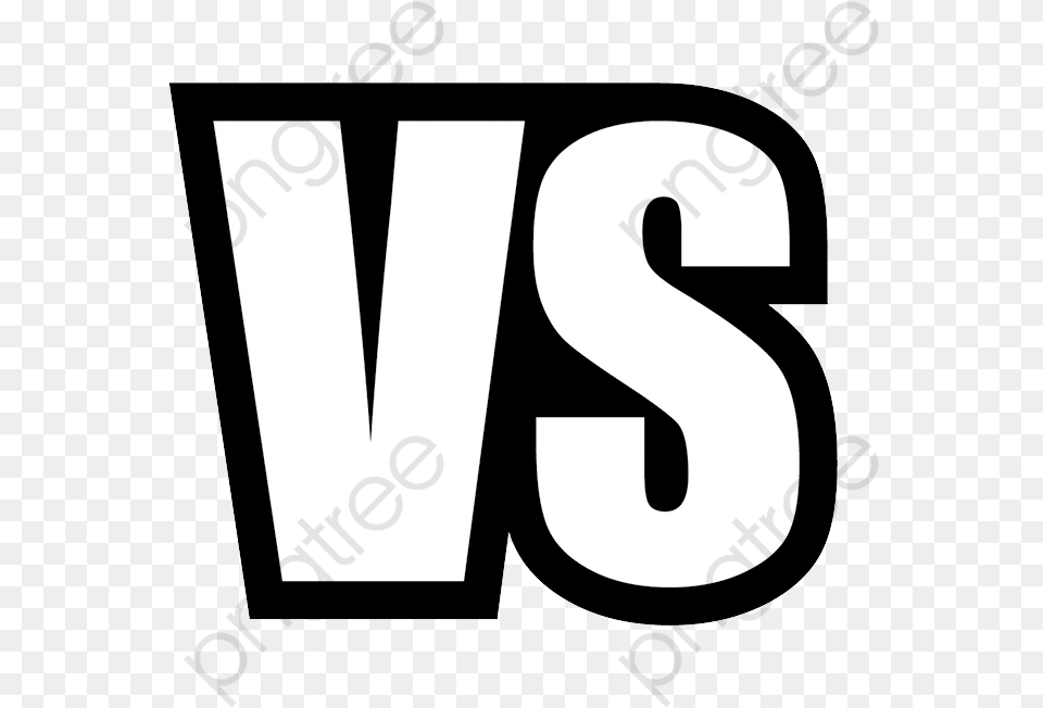 Versus Logo Clipart Transparent Picture Freeuse Stock Versus, Number, Symbol, Text Free Png