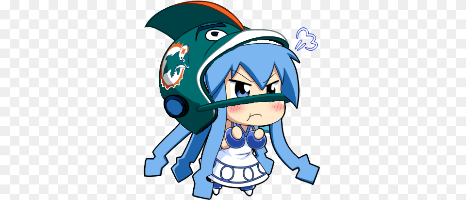 Vertebrate Cartoon Fictional Character Headgear Clip Ika Musume, Book, Comics, Publication, Baby Free Png Download