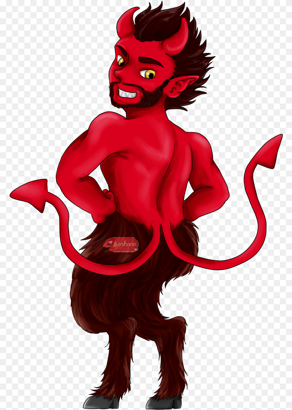 Vertebrate Demon Muscle Supervillain Illustration, Baby, Person, Art, Graphics Free Png Download