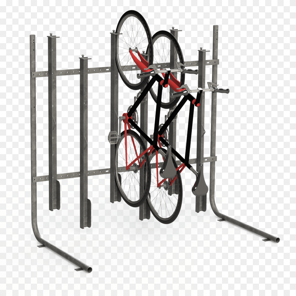 Verti Hanglok Cycle Stand, Fence, Machine, Wheel, Bicycle Free Png