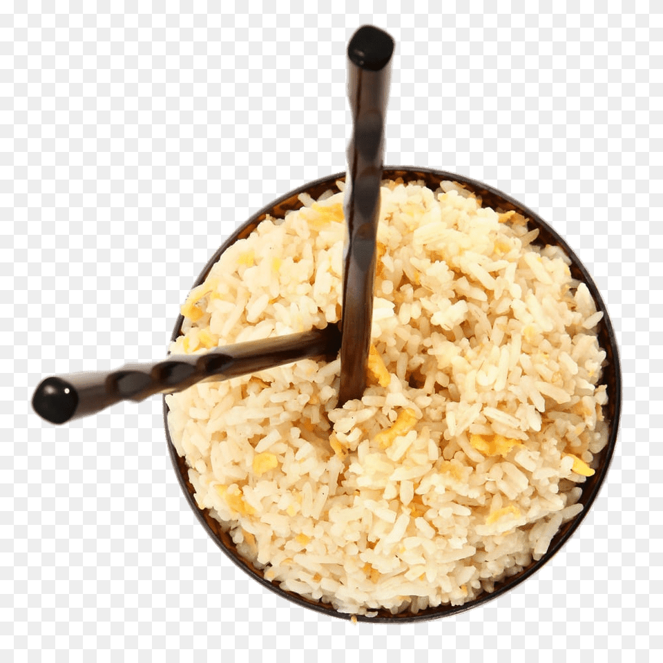 Vertical Chopsticks In Rice Bowl, Food, Grain, Produce, Brown Rice Free Png Download