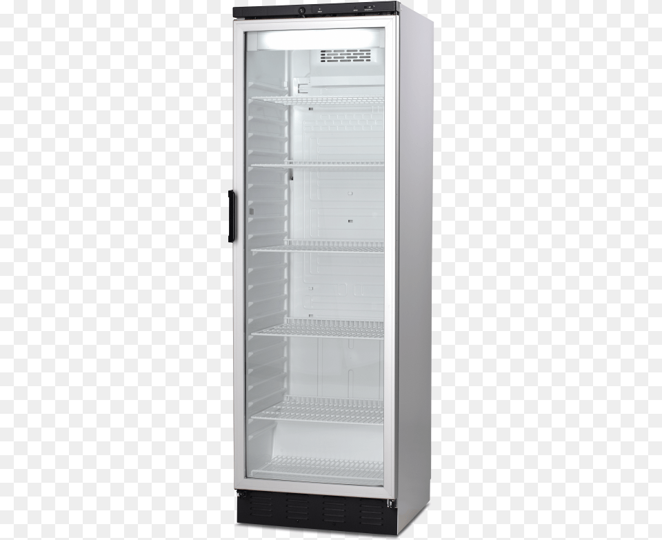 Vertical Glass Door Freezer, Appliance, Device, Electrical Device, Refrigerator Png Image