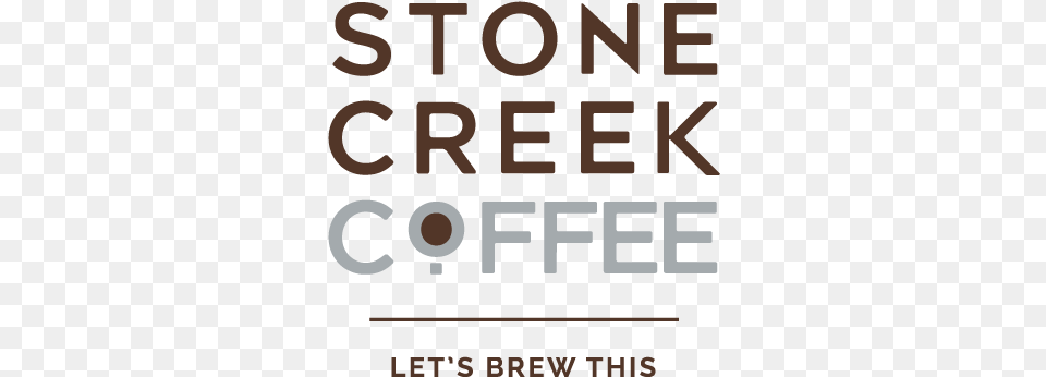Vertical Lockup Tagline Black Stone Creek Coffee Logo, Advertisement, Poster, Scoreboard, Text Png