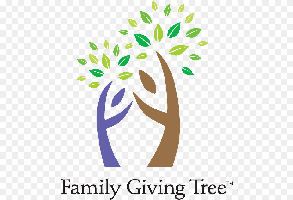 Vertical Logo Family Giving Tree, Art, Graphics, Floral Design, Pattern Png Image