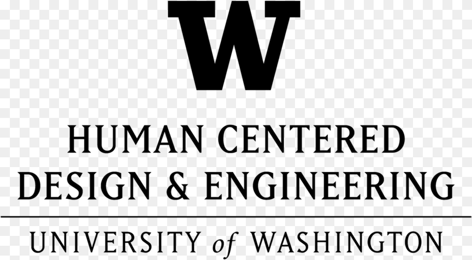 Vertical Logo University Of Washington, Gray Png Image