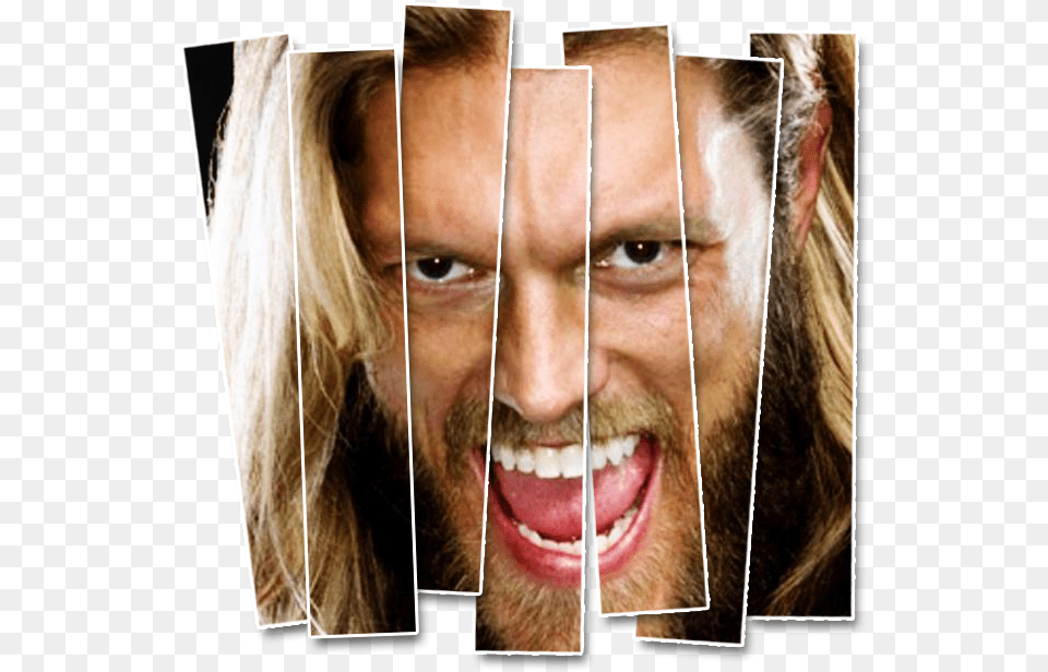 Vertical Photo Panels Effect Wwe, Teeth, Person, Mouth, Head Free Png Download