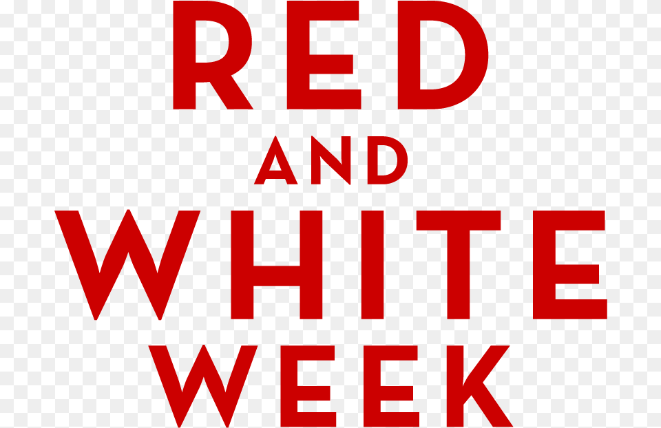 Vertical Red And White Week Logo Red And White Text, Scoreboard Free Png Download