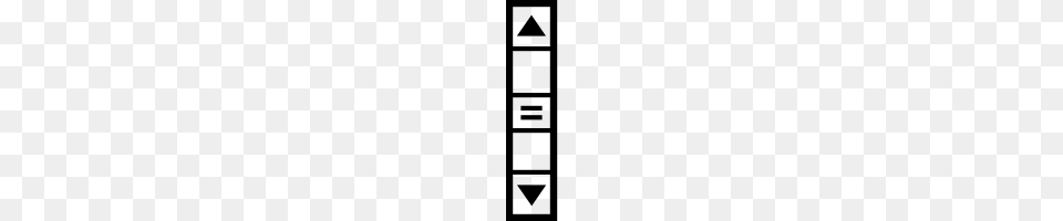 Vertical Scroll Bar Icons Noun Project, Gray Png