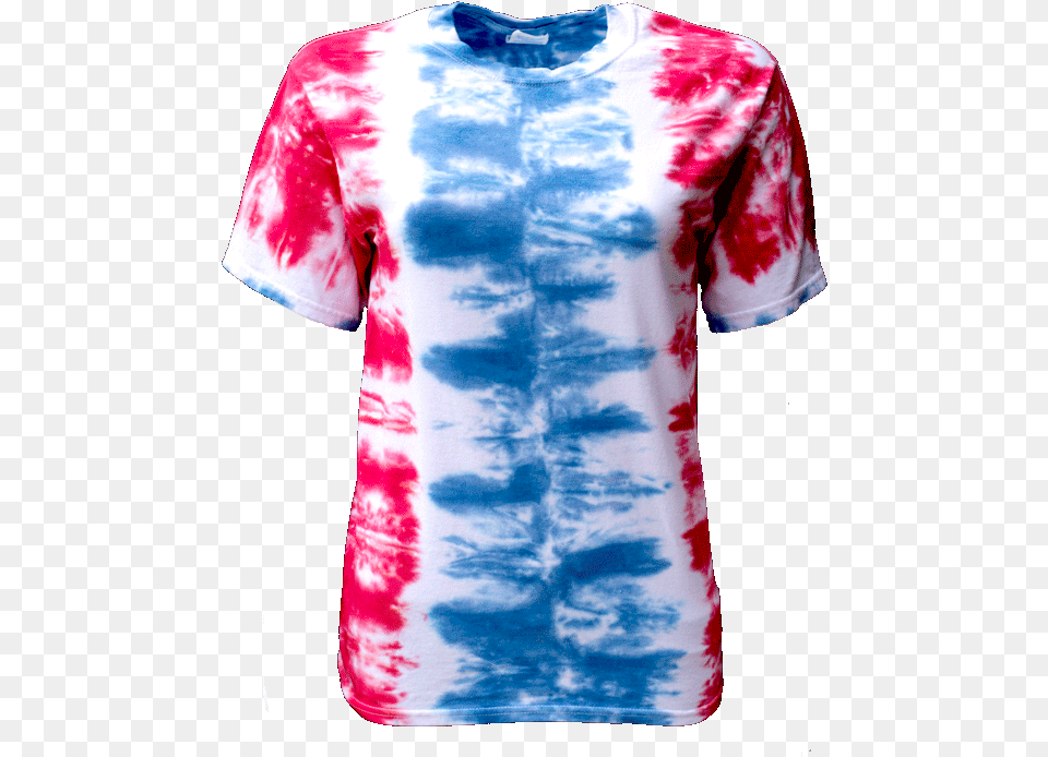 Vertical Stripe Tie Dye T Shirt, Clothing, T-shirt, Adult, Male Free Png Download