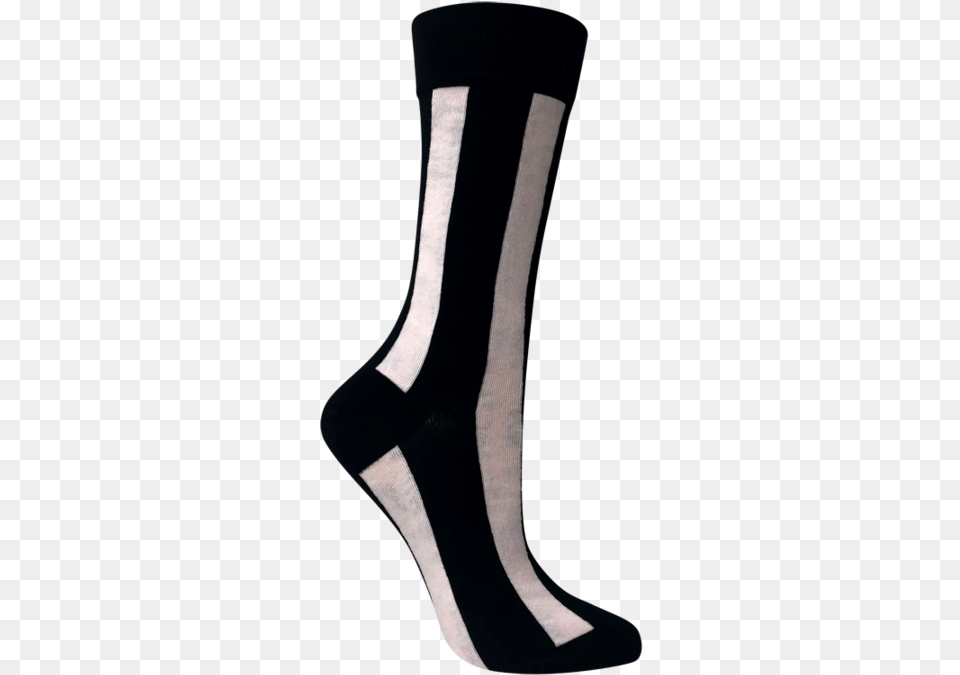 Vertical Striped White Socks Sock, Clothing, Hosiery, Person Free Png