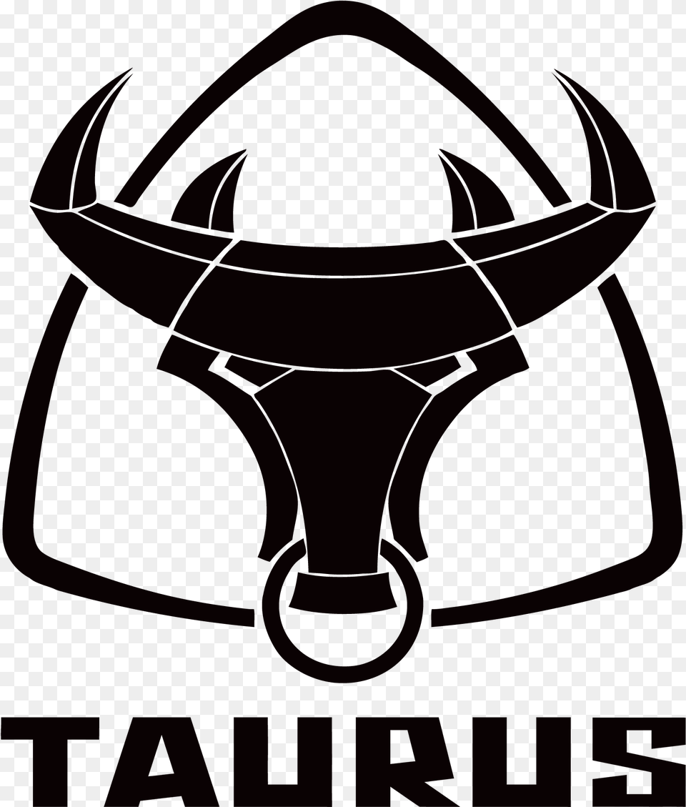 Vertikal Svart Cmyk Taurus, Logo, Helmet Free Transparent Png